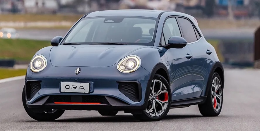 imagem do carro elétrico gwm ora 03 vendido no Brasil | DOK