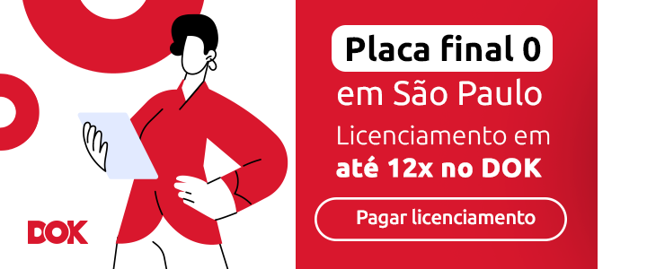 Placa final 0 em São Paulo