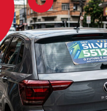 Propaganda eleitoral no carro