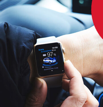 Smartwatch ao volante